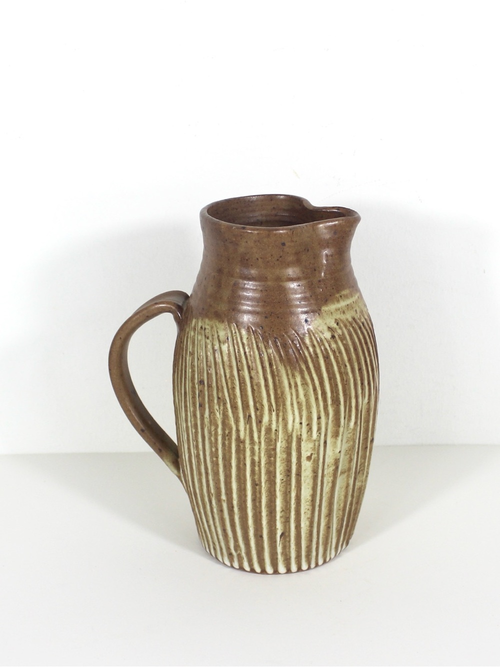 Vintage Handmade Studio Pottery Pitcher Vase
